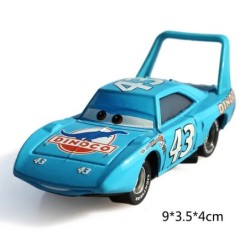 Disney Pixar Cars 3 2 fém öntött autós játék Villám McQueen Anglia királynője Fritter Miss gyerekeknek Fiú születésnapi játékaut