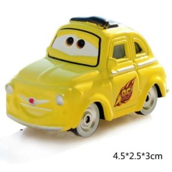 Disney Pixar Cars 3 2 fém öntött autós játék Villám McQueen Anglia királynője Fritter Miss gyerekeknek Fiú születésnapi játékaut