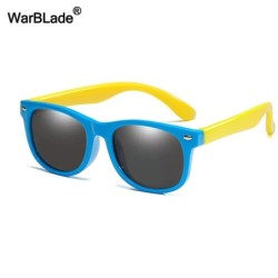 WarBlade New Kids Polarized Napszemüveg TR90 Fiú Lány Napszemüveg Szilikon Biztonsági Szemüveg Ajándék Gyermekeknek Baba UV400 S