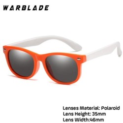 WarBlade New Kids Polarized Napszemüveg TR90 Fiú Lány Napszemüveg Szilikon Biztonsági Szemüveg Ajándék Gyermekeknek Baba UV400 S