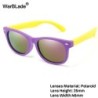 WarBlade New Kids Polarized Napszemüveg TR90 Fiú Lány Napszemüveg Szilikon Biztonsági Szemüveg Ajándék Gyermekeknek Baba UV400 S