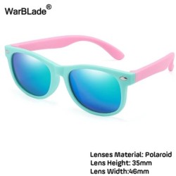 WarBlade New Kids Polarized Napszemüveg TR90 Fiú Lány Napszemüveg Szilikon Biztonsági Szemüveg Ajándék Gyermekeknek Baba UV400 S