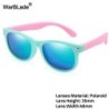 WarBlade New Kids Polarized Napszemüveg TR90 Fiú Lány Napszemüveg Szilikon Biztonsági Szemüveg Ajándék Gyermekeknek Baba UV400 S