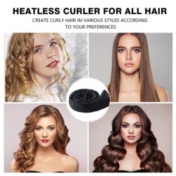 Heatless Curling Rod fejpánt No Heat Hajcsavaró Lazy Hajhengerek Puha Hajcsavarók Alvás fürtök Göndörítő Hajformázó eszközök