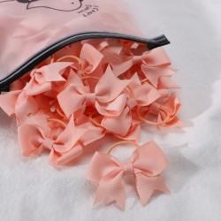 10db/tétel Grosgrain Ribbon Pigtail Haj masnik Elasztikus hajkötők Hajgumik Tartók Lányok Babahaj Kiegészítők csecsemőknek