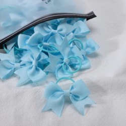 10db/tétel Grosgrain Ribbon Pigtail Haj masnik Elasztikus hajkötők Hajgumik Tartók Lányok Babahaj Kiegészítők csecsemőknek