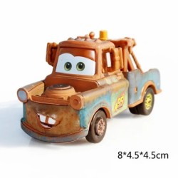 Disney Pixar Cars 2 3 Lightning McQueen Race Div Fritter Miss Tractor Frank 1:55 Diecast fémötvözet autómodell gyerekeknek karác