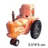 Disney Pixar Cars 2 3 Lightning McQueen Race Div Fritter Miss Tractor Frank 1:55 Diecast fémötvözet autómodell gyerekeknek karác