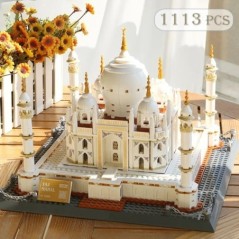 Városi építészet építőkockák Colloseum Taj Mahal Fallingwater Villa New York-i modell Lego Bricks felnőtt játékokkal kompatibili