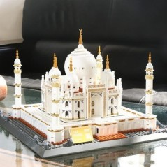 Városi építészet építőkockák Colloseum Taj Mahal Fallingwater Villa New York-i modell Lego Bricks felnőtt játékokkal kompatibili