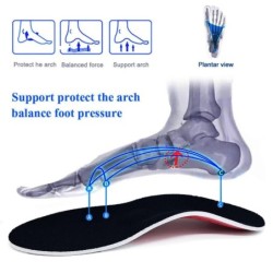 Orthotic talpbetét ívtámasz lapos lábú ortopéd talpbetétek a lábak nyomásának enyhítésére, a légmozgás csillapító párna párnázot