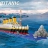 Titanic Micro Mini építőkocka készlet, 1860db Titanic játékhajómodell építőkockák, 3D-s kirakós készletek barkács oktatójátékok