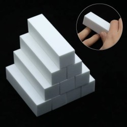 Nails Buffer Grind Buffing Block rózsaszín körömreszelő pedikűrhöz manikűr ápoláshoz Nail Art Sponge Buffer Lakk Köröm kiegészít