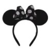 2024 Hot Sales Disney Mickey Ears Headband For Girls Women 5''Polka Dot Bow Hairband Festival Party Travel DIY Hair Accessories