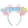 2024 Hot Sales Disney Mickey Ears Headband For Girls Women 5''Polka Dot Bow Hairband Festival Party Travel DIY Hair Accessories