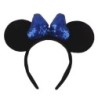 2024 Hot Sales Disney Mickey Ears Headband For Girls Women 5''Polka Dot Bow Hairband Festival Party Travel DIY Hair Accessories