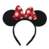 2024 Hot Sales Disney Mickey Ears Headband For Girls Women 5''Polka Dot Bow Hairband Festival Party Travel DIY Hair Accessories