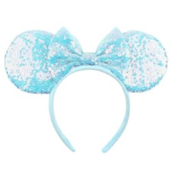 2024 Hot Sales Disney Mickey Ears Headband For Girls Women 5''Polka Dot Bow Hairband Festival Party Travel DIY Hair Accessories