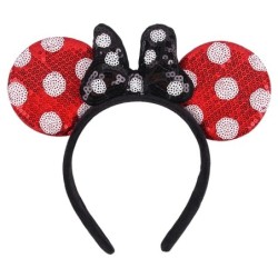 2024 Hot Sales Disney Mickey Ears Headband For Girls Women 5''Polka Dot Bow Hairband Festival Party Travel DIY Hair Accessories