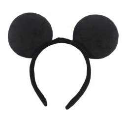 2024 Hot Sales Disney Mickey Ears Headband For Girls Women 5''Polka Dot Bow Hairband Festival Party Travel DIY Hair Accessories