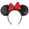 2024 Hot Sales Disney Mickey Ears Headband For Girls Women 5''Polka Dot Bow Hairband Festival Party Travel DIY Hair Accessories