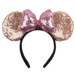 2024 Hot Sales Disney Mickey Ears Headband For Girls Women 5''Polka Dot Bow Hairband Festival Party Travel DIY Hair Accessories