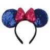 2024 Hot Sales Disney Mickey Ears Headband For Girls Women 5''Polka Dot Bow Hairband Festival Party Travel DIY Hair Accessories