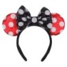 2024 Hot Sales Disney Mickey Ears Headband For Girls Women 5''Polka Dot Bow Hairband Festival Party Travel DIY Hair Accessories