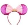 2024 Hot Sales Disney Mickey Ears Headband For Girls Women 5''Polka Dot Bow Hairband Festival Party Travel DIY Hair Accessories