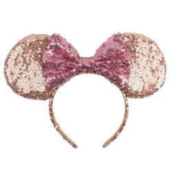 2024 Hot Sales Disney Mickey Ears Headband For Girls Women 5''Polka Dot Bow Hairband Festival Party Travel DIY Hair Accessories