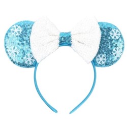 2024 Hot Sales Disney Mickey Ears Headband For Girls Women 5''Polka Dot Bow Hairband Festival Party Travel DIY Hair Accessories