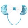 2024 Hot Sales Disney Mickey Ears Headband For Girls Women 5''Polka Dot Bow Hairband Festival Party Travel DIY Hair Accessories