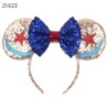 2024 Hot Sales Disney Mickey Ears Headband For Girls Women 5''Polka Dot Bow Hairband Festival Party Travel DIY Hair Accessories