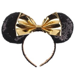 2024 Hot Sales Disney Mickey Ears Headband For Girls Women 5''Polka Dot Bow Hairband Festival Party Travel DIY Hair Accessories