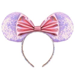 2024 Hot Sales Disney Mickey Ears Headband For Girls Women 5''Polka Dot Bow Hairband Festival Party Travel DIY Hair Accessories