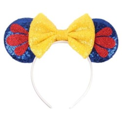 2024 Hot Sales Disney Mickey Ears Headband For Girls Women 5''Polka Dot Bow Hairband Festival Party Travel DIY Hair Accessories