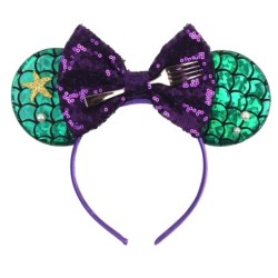 2024 Hot Sales Disney Mickey Ears Headband For Girls Women 5''Polka Dot Bow Hairband Festival Party Travel DIY Hair Accessories