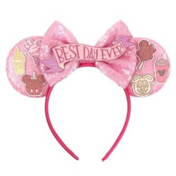 2024 Hot Sales Disney Mickey Ears Headband For Girls Women 5''Polka Dot Bow Hairband Festival Party Travel DIY Hair Accessories