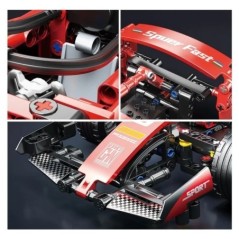 F1 RC versenyautók építőkészletek MOC távirányító autós építőkockák Car Cool gyűjthető modell autós készletek építőjátékok