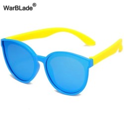 WarBlade New Polarized Kids Napszemüvegek Vintage Gyermek Napszemüvegek Szilikon Rugalmas Fiúk Lányok Babaszemüvegek Gafas De So