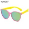 WarBlade New Polarized Kids Napszemüvegek Vintage Gyermek Napszemüvegek Szilikon Rugalmas Fiúk Lányok Babaszemüvegek Gafas De So