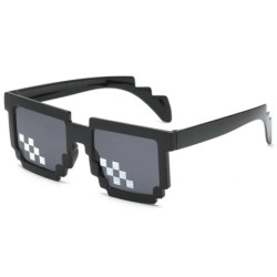 Mosaic Napszemüvegek Férfi Női Pixel Fekete Retro Gamer Robot Napszemüveg Cool Party Vintage Shades Szemüvegek