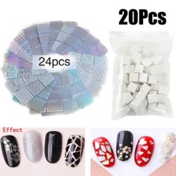 Nail Art Szivacs Puha Szivacsok Színátmenetes Nail Art Stamper Eszközök Szín Fade Manikűr DIY Kreatív körömszivacs megfogó eszkö