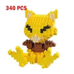 Pokémon kis épület Pokemon nanoblokk rajzfilm Pikachu állatmodell oktatás játék grafika Pokemon játékok gyerekeknek születésnap