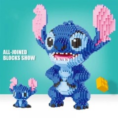 2300db+ mini tégla játékok öltés gyémánt építőkocka mikroöltés Disney aranyos 3D modell Lilo és öltés gyerekeknek nanoblokk