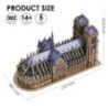 Piececool 3D fém rejtvények Jigsaw, Notre Dame katedrális, Párizs barkácsmodell építőkészletek Játékok felnőtteknek Születésnapi