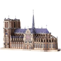 Piececool 3D fém rejtvények Jigsaw, Notre Dame katedrális, Párizs barkácsmodell építőkészletek Játékok felnőtteknek Születésnapi