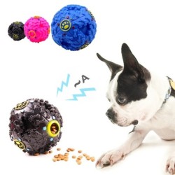 Pet Dog Squeaker Hiányzó eledel Ball Squeak Puppy Big Dog Puzzle Kiképző játékok kutyáknak Francia Bulldog Mopsz Labdák Háziálla