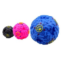 Pet Dog Squeaker Hiányzó eledel Ball Squeak Puppy Big Dog Puzzle Kiképző játékok kutyáknak Francia Bulldog Mopsz Labdák Háziálla