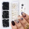 Nail Art strassz készlet 2400db Nail Gems Ab lapos hátú strassz drágakő kövek tároló rendszerezővel a fényes nyaraláshoz